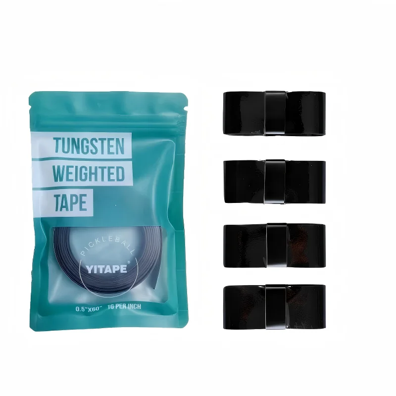 YITAPE Pickleball Wolfram-Gewichtsband mit 4-teiligem Schläger-Overgrip-Set Bleifreier Gewichtstreifen für Balance, Kraft und Kontrolle – Detail 4