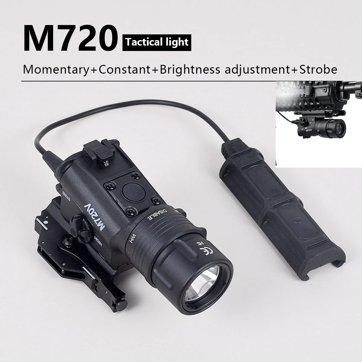 

Surefire M720V Scout стробоскоп светодиодный 500 люмен светильник для оружия страйкбольная винтовка охотничий фонарик с креплением M93 QD