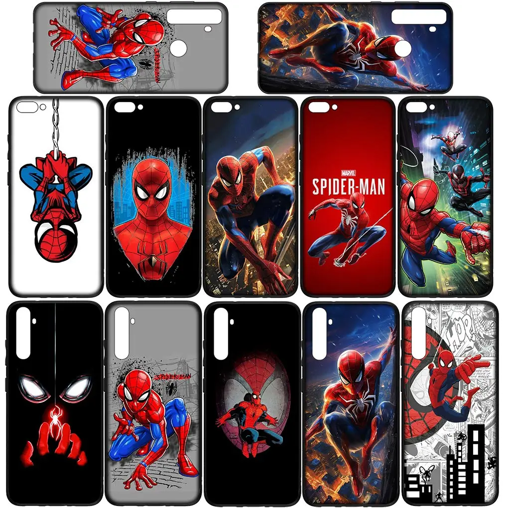 Spiders Man M-Marvels Spiderman Casing for Huawei P30 P20 P10 Y6 Y7 Y9 Prime Mate 10 20 Pro Lite Y9A Y8S P Smart 2019 Cover Case