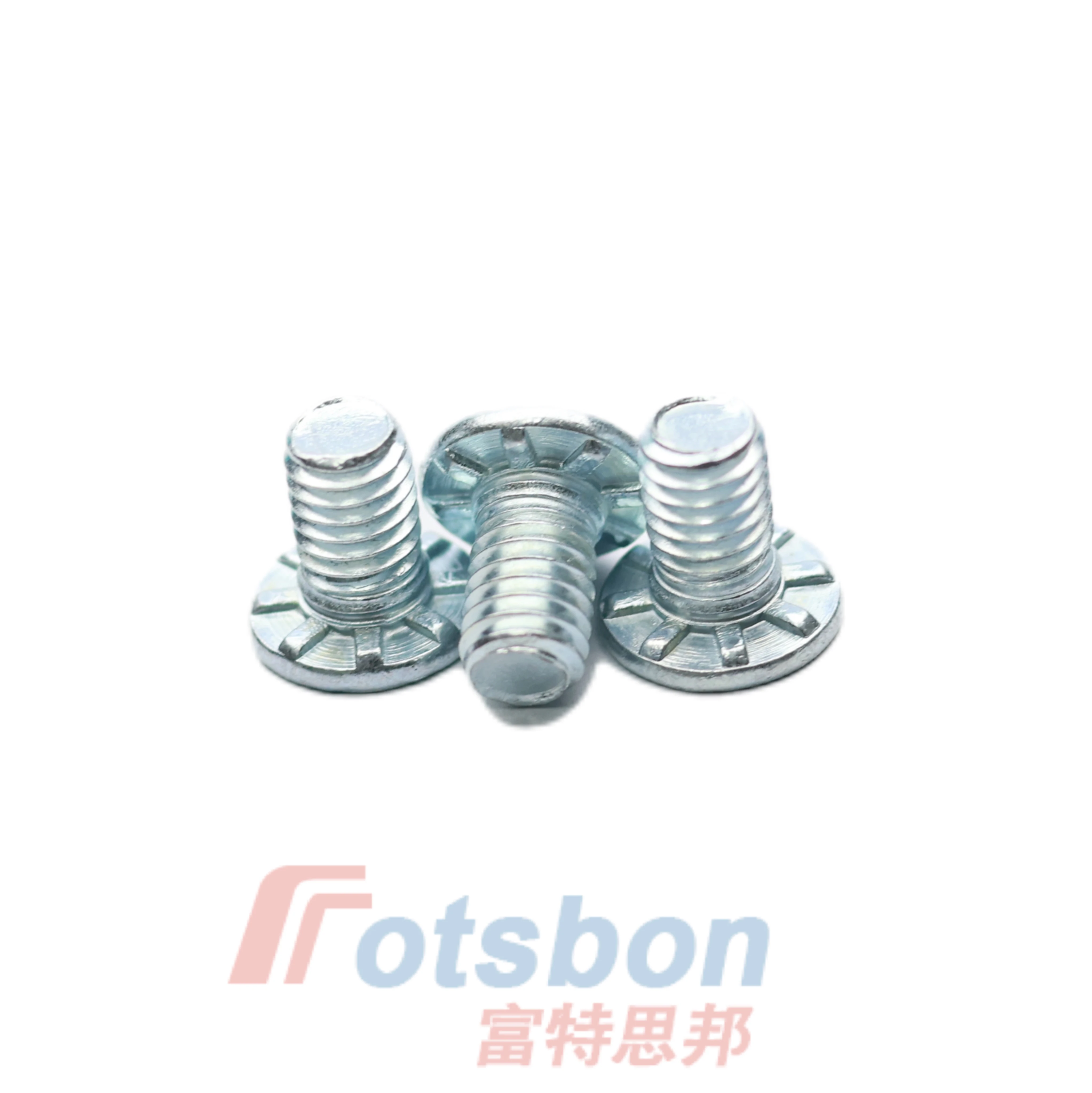 HFE-032/0420/0518-8/12/16/20/24/28/32 High Strength Studs For Thin Sheets  Carbon Steel Zinc Plating  Self-Clinching Fasteners