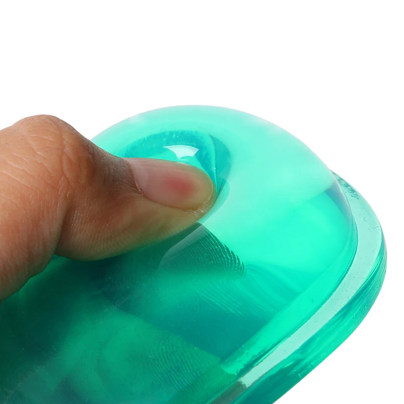 900f gel translúcido silicone ondulado mouse almofada apoio resto pulso para computador portátil