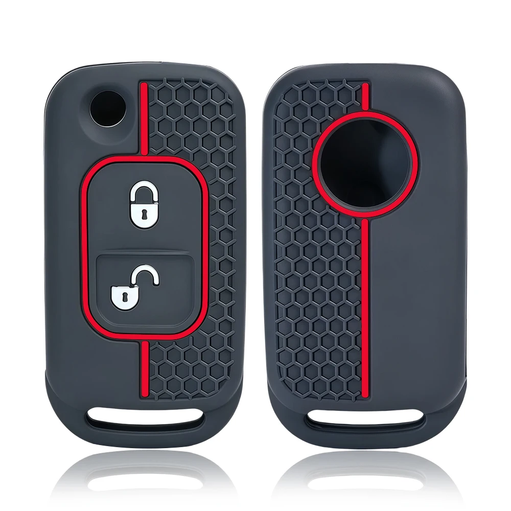 silicone keychain replacement case key fob cover holder For Mercedes Benz W168 W124 W202 W210 W211 W203 W163 C E S class AMG