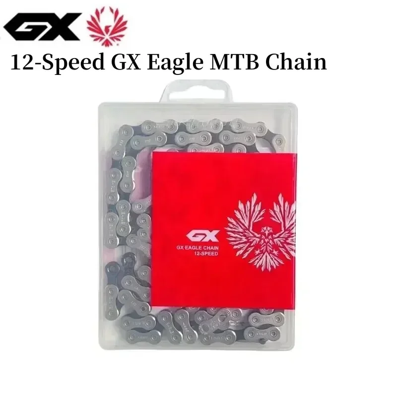 GX Eagle 12 Speed MTB Road Bike Chain 126L Bicycle Chain Silver Power Lock Link GX Eagle 12V Chain Original Bicicle Parts