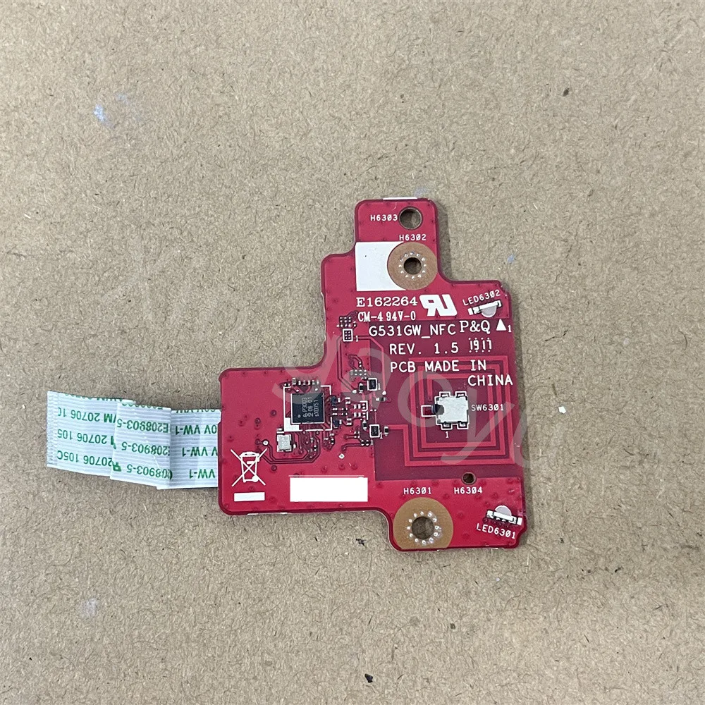 

Original For ASUS G531GW G531G Power Button Board On/off Switch Button Board With Cable Tes