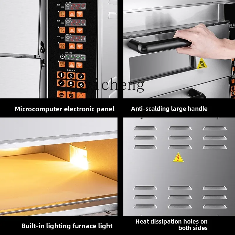 XL Commercial Pizza Oven Single Double Layer Baking Oven Baking Electric Oven Large Capacity