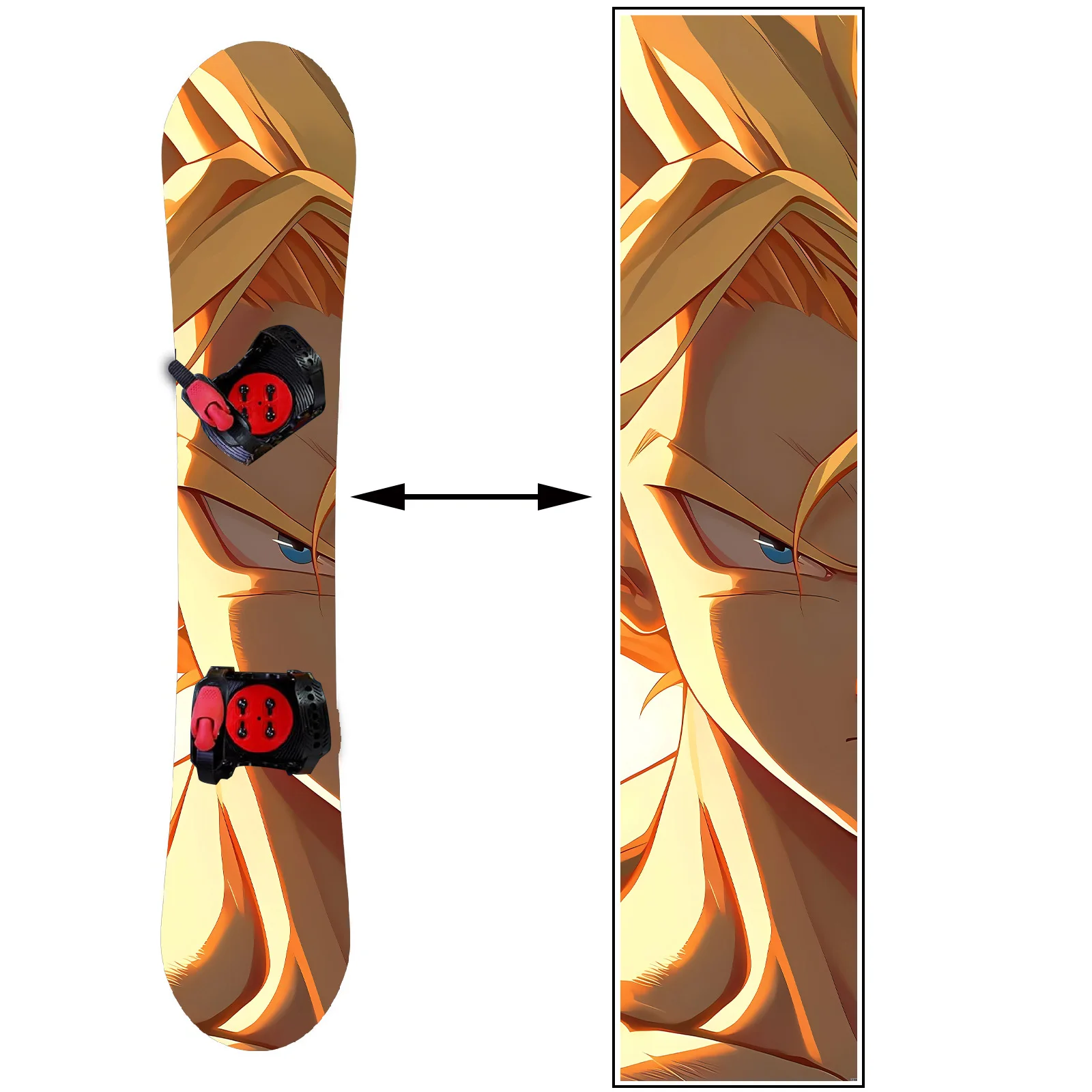 

Наклейка для сноуборда серии Golden Eye Burning, персонализированная декоративная наклейка для сноуборда, наклейка для сноуборда, сноуборд