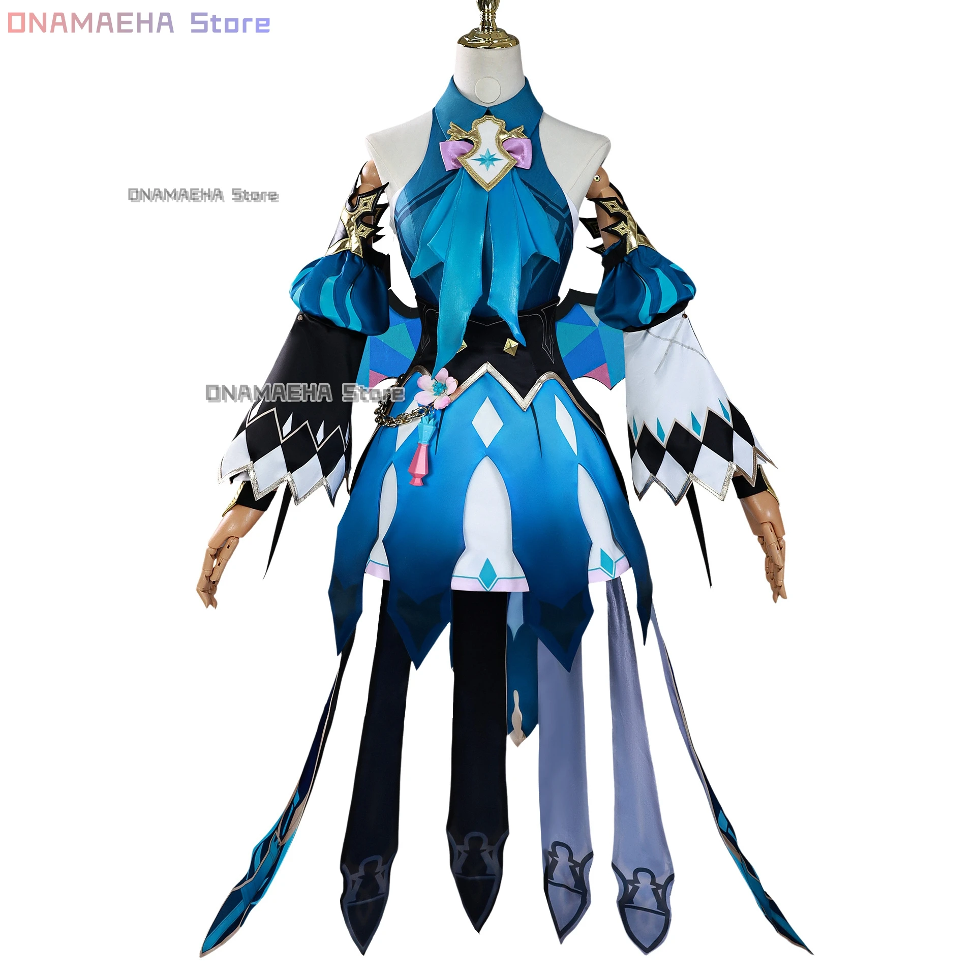 Cerydra Honkai Star Rail Cerydra Cosplay Costume Role Dress Wig Jewelry Accessories Set Halloween Carnival Disguise Dress Up view 6