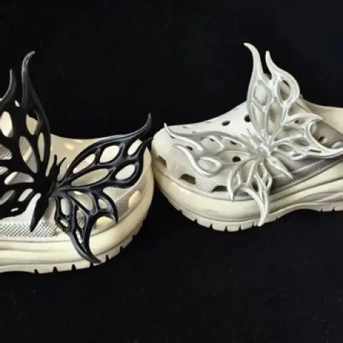 3D Printed Fashion Butterfly-shaped Decorations, Versatile for Crocs, Handbags and Backpacks(Excluding shoes)