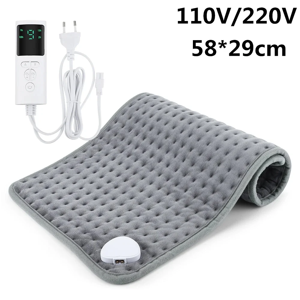 110V/220V Electric Heating Pad 58x29CM Heated Blanket Thermal Mat for Cat Women Sofa Back Pain Relief Cramp Winter Warmer 전기장판