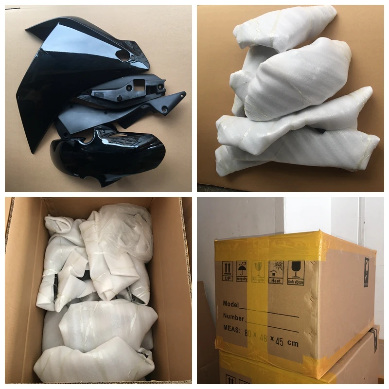 Customised color motorcycle fairing for CBR125R 2004 2005 orange black CBR 125 R 04 05 ABS plastic panels kit H2