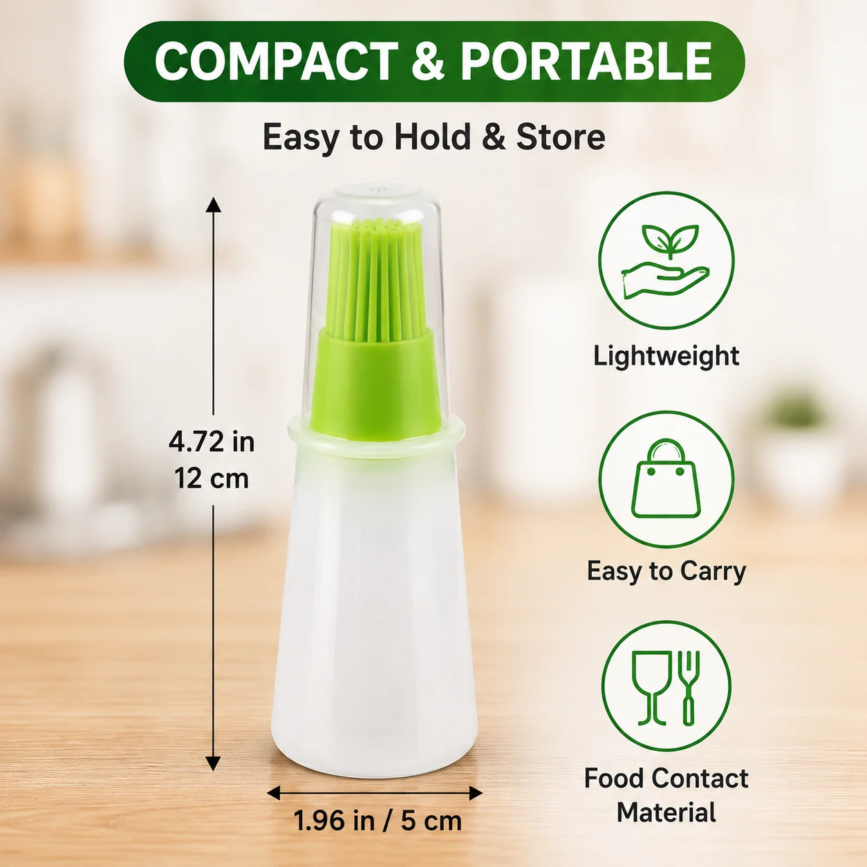 1PC Silicone Oil Brush Bottle BBQ Basting Brush for Cooking Baking Pastry Honey Sauce Grill Kitchen Tool