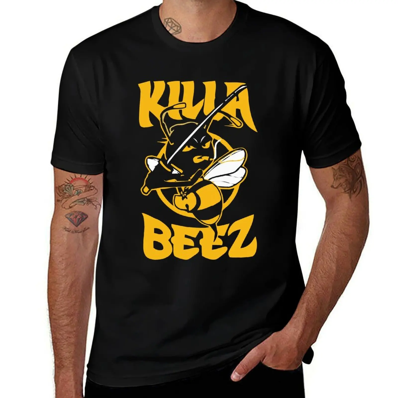 Killa beez clan T-Shirt Basic Casual Wear Short Sleeve Top T-Shirt