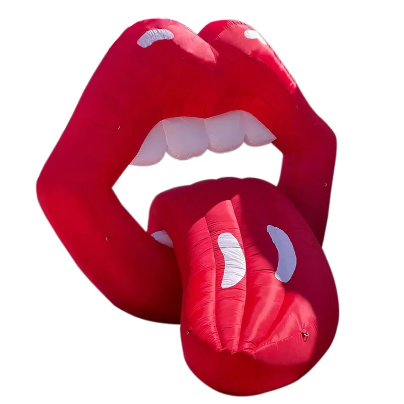 Giant inflatable mouth /inflatable kiss/inflatable red lips for Stage Event Party Wedding Exhibition Decoration