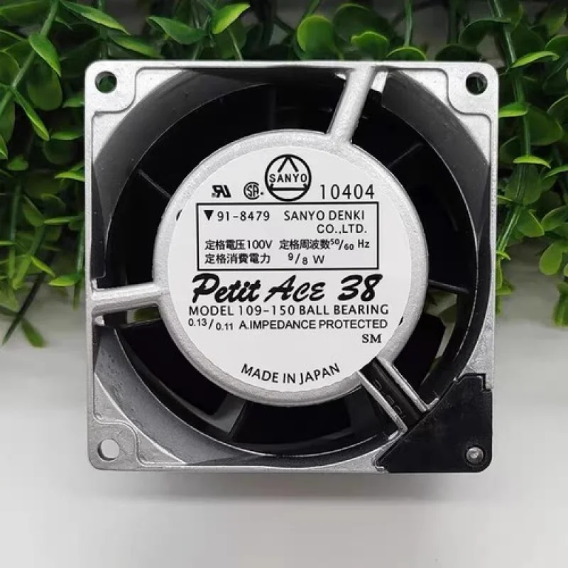 

C for Sanyo 109-150 8038 100V 0.13/0.11A 8CM Cooling Fan