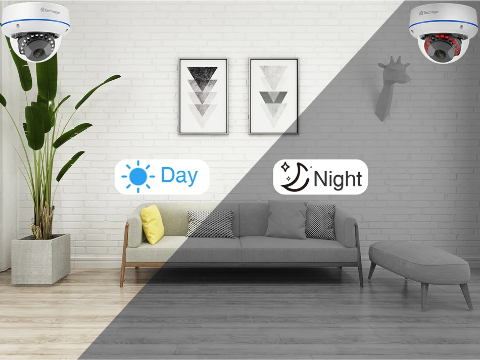 Picture 5: Techage 16CH 5MP PoE Camera System NVR Kit Smart Home Dome IP Camera H.265 One-way Audio P2P Video Surveillance CCTV Security