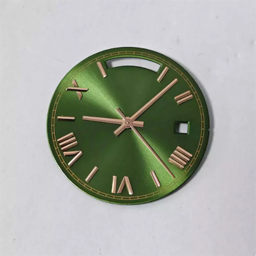 30.8 مللي متر ساعة الطلب + الأيدي ارتفع الذهب الأظافر لا مضيئة الهاتفي التقويم عرض ل 8285 حركة الأرقام الرومانية ساعة مؤشرات الوجه #2