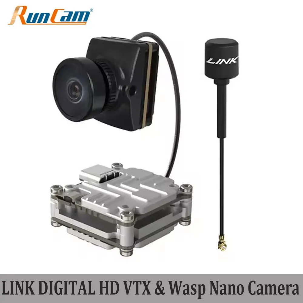 RunCam Link Wasp / Wasp Nano System Digital HD FPV VTX WASP 120FPS FOV155 4:3 Micro Camera / for FPV Freestyle Digital Drones