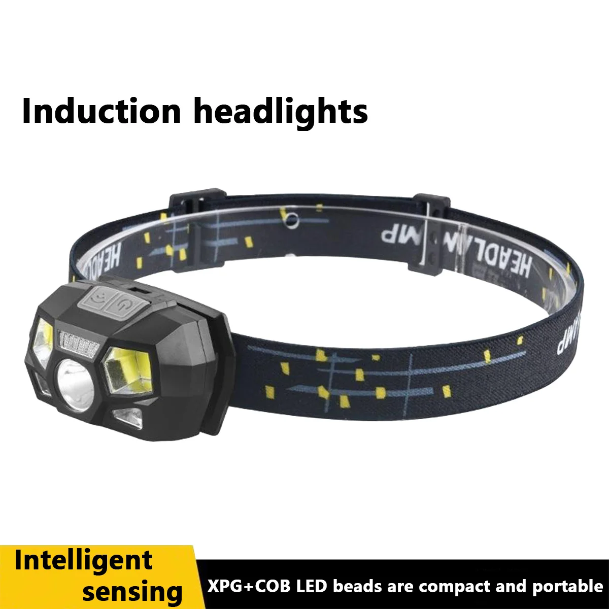 

Tactical FAST MICH Helmet Light Signal Scout Light Sensor Headlamp USB Charging Waterproof Light Hunting Fishing Headlight