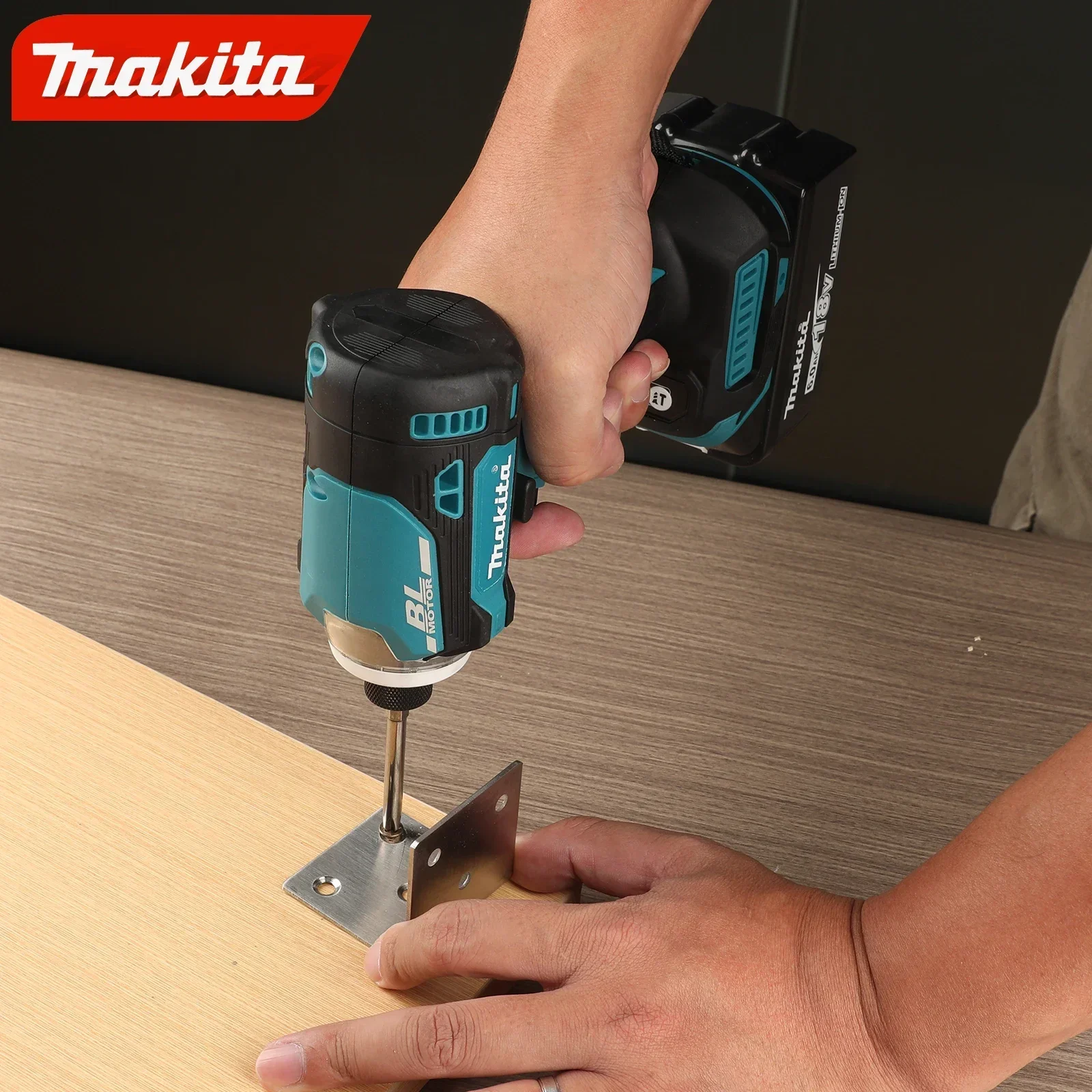 Makita DTD171 Аккумуляторный ударный гайковерт Бесщеточный двигатель 1/2 