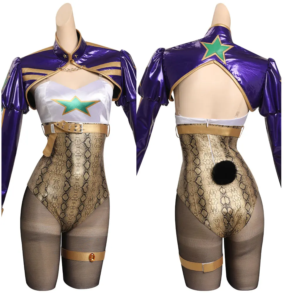 Jotaro Kujo Cosplay Costume Outfits Bunny Girls Halloween Carnival Suit