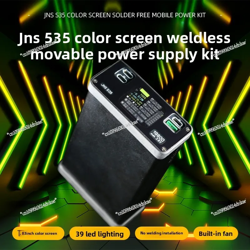 

Large-capacity Mobile Power Supply PD3.1 Multi-channel Fast Charging JNS S35 Multi-channel DC Adjustable Solder-free Kit