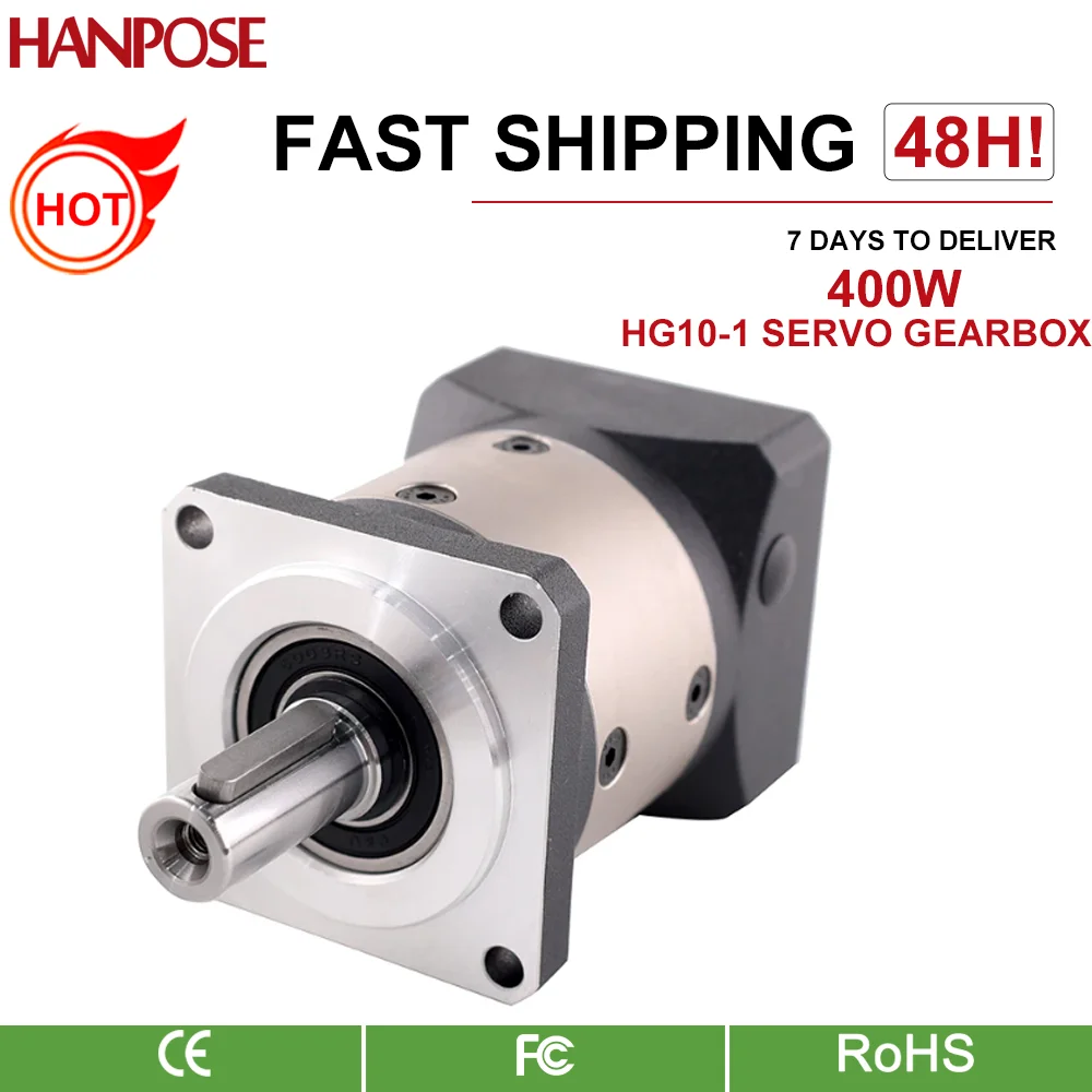 High precision planetary reducer sewing machine gearbox Servo Motor DLF60-L1-10-J16 400W HG10-1 2.5A 1.3N.m ac servo motor