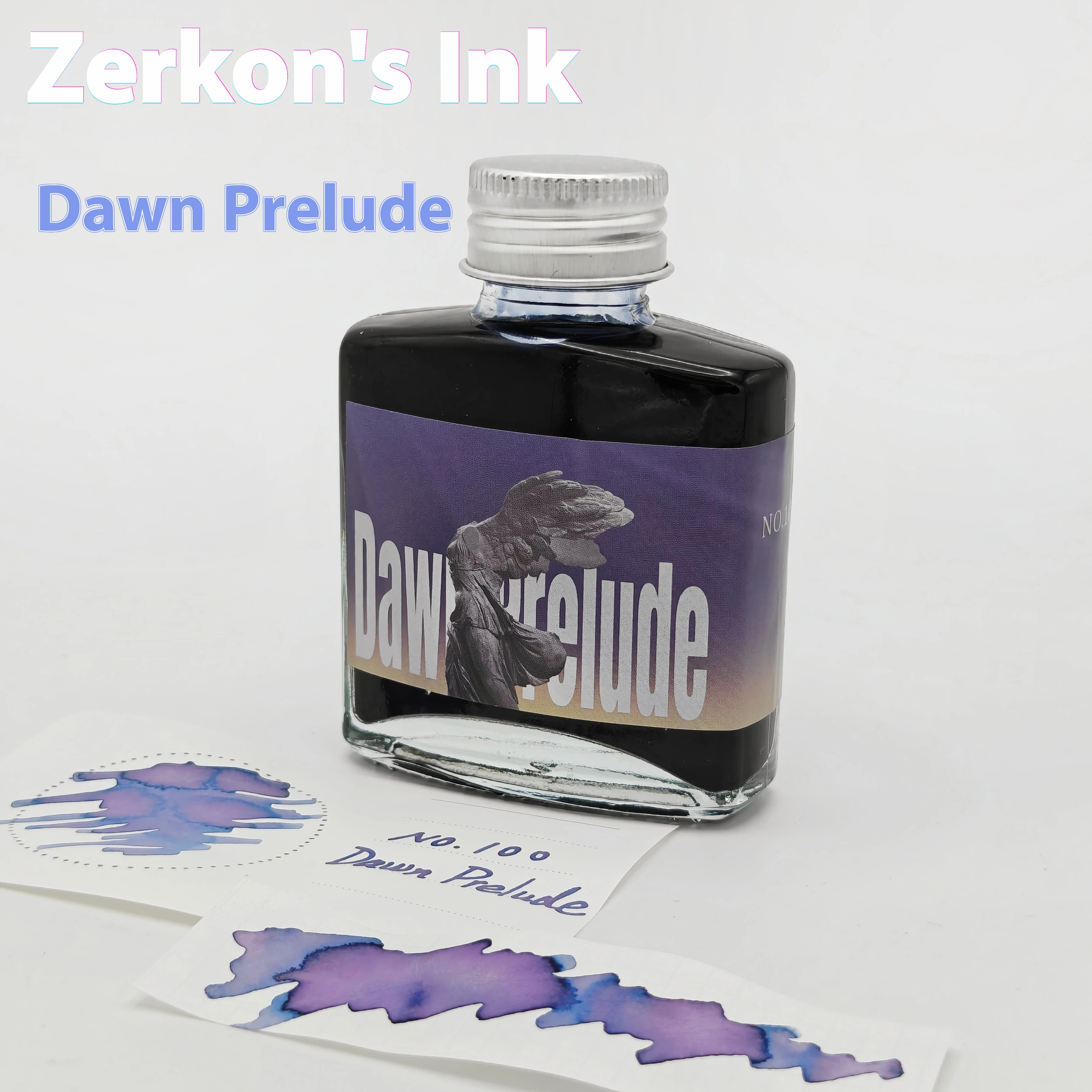 Zekon's Ink No.100,dawn Prelude, Gradient Change Gold Powder Sheen Ink 50/250ml