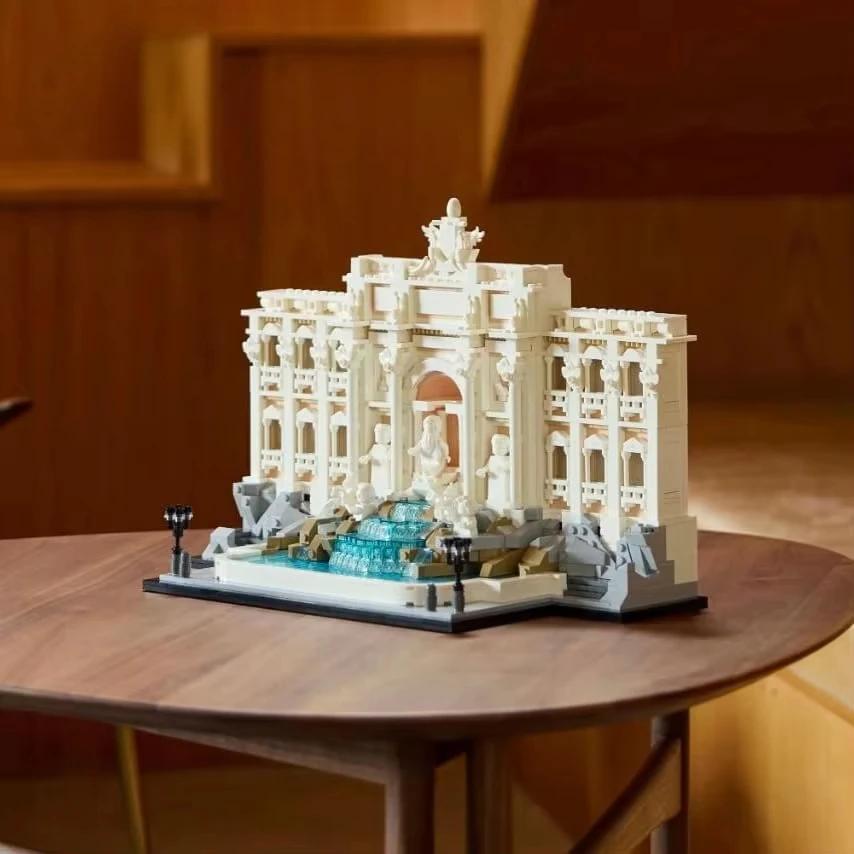 New MOC white Wishing Well street view model home decoration building blocks,  suitable for boys and girls holiday gifts view 3