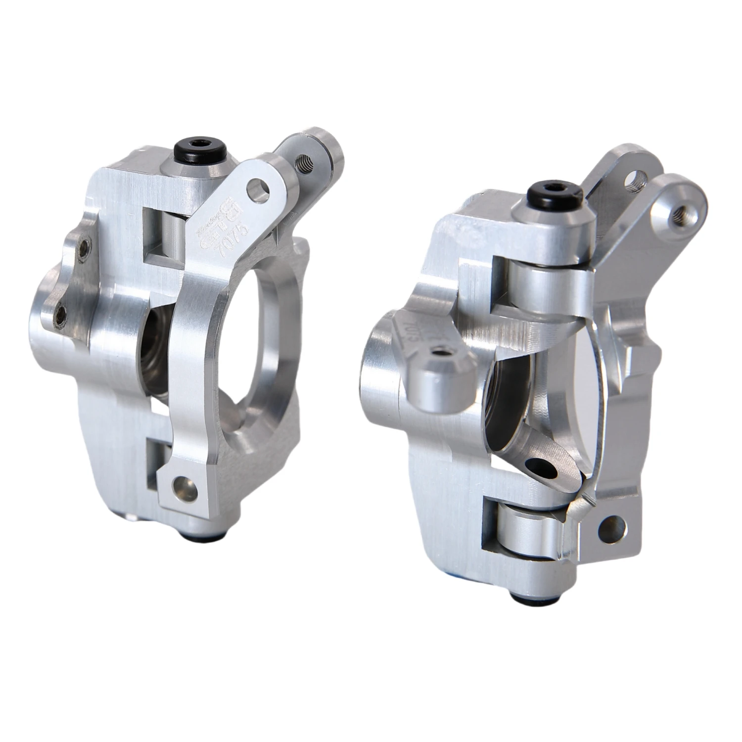 GTB CNC Aluminum 7075 T6 Front Knuckle & C Hub for 1/10 RC Car Losi Hammer Rey U4 Upgrade Part