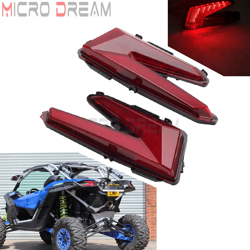 

Right & Left Rear Taillight Rear Light for Can Am Maverick X3 900 XDS XRS Max Turbo R 17- 2021 710004743 & 710004744 Accessories