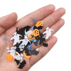 15g Halloween Flat Bat Ghost Witch paillettes sciolte per artigianato Pailettes fai da te Glitter Confetti festa Festival ornamento accessori