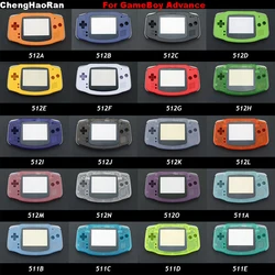 1SET For GameBoy Advance Replacement Luminous Clear Housing Shell Cover With Buttons Sticker For GBA Console Protective Case