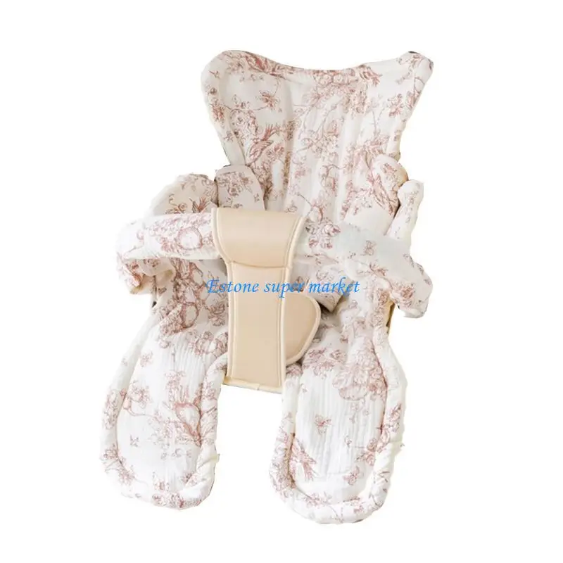 090B Pram Seats Cushion Handrail Protector Pad Baby Pushchair Seats Belt Armrest Pad