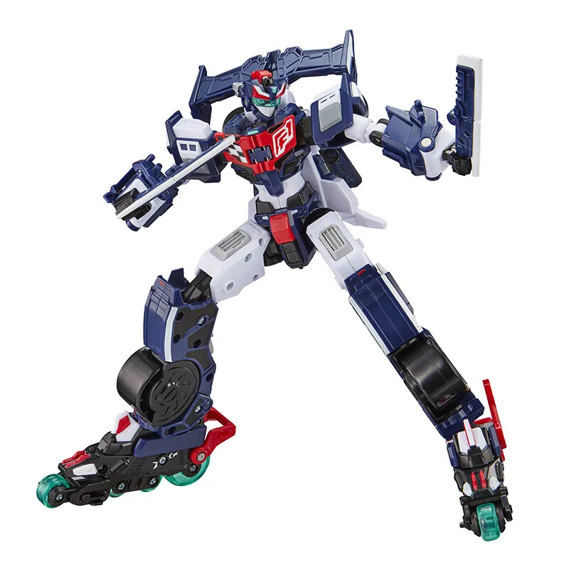 New Season 3 Metal Cardbot SPARKBIT Transforming Robot to Car Action Figures with Card Transformation Car Model Toys Gift