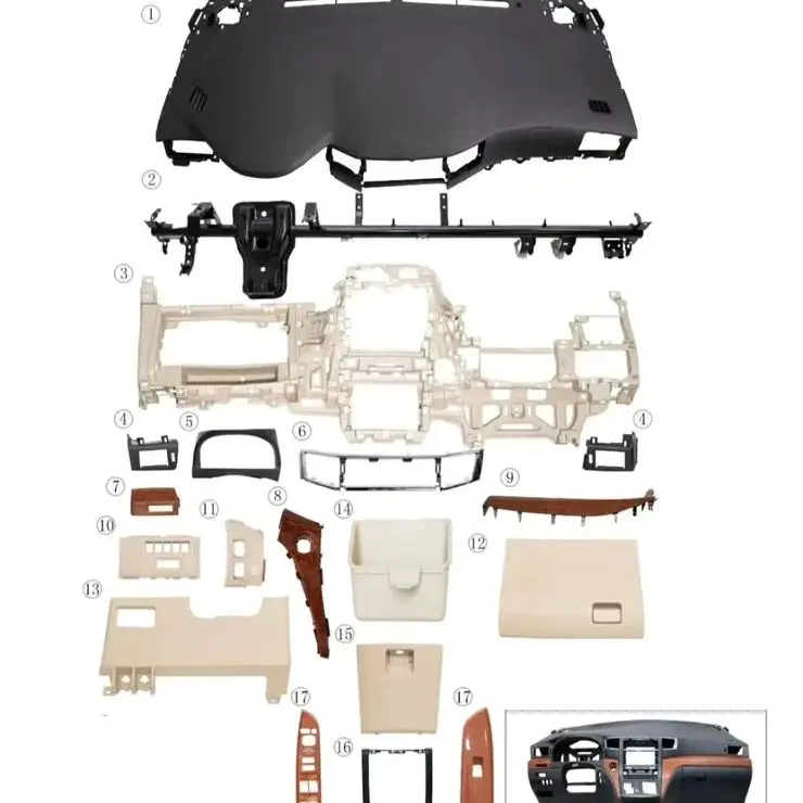 Set interior dashboards parts 20 series car panel whole