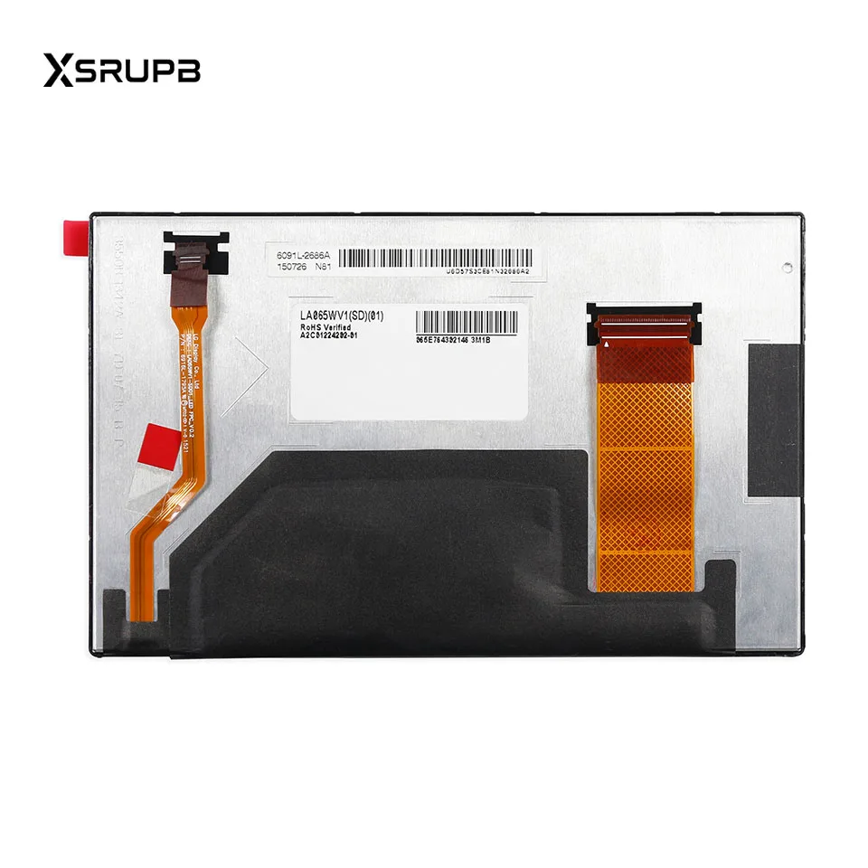 6.5 Inch LA065WV1(SD)(01) LCD Display Without Touch for Volkswagen VW Golf Mk7 2013- 2017 MIB2 Infomainment Screen 3G0 919 605