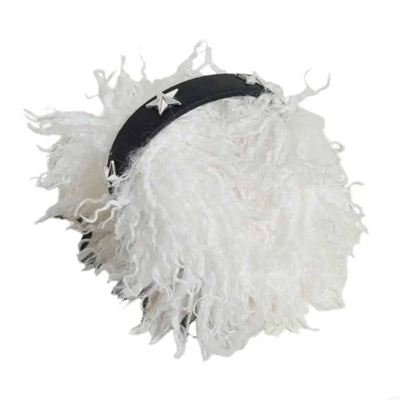 Comfortable Metal Star Embellished Foldable Earmuffs For Cold Weather