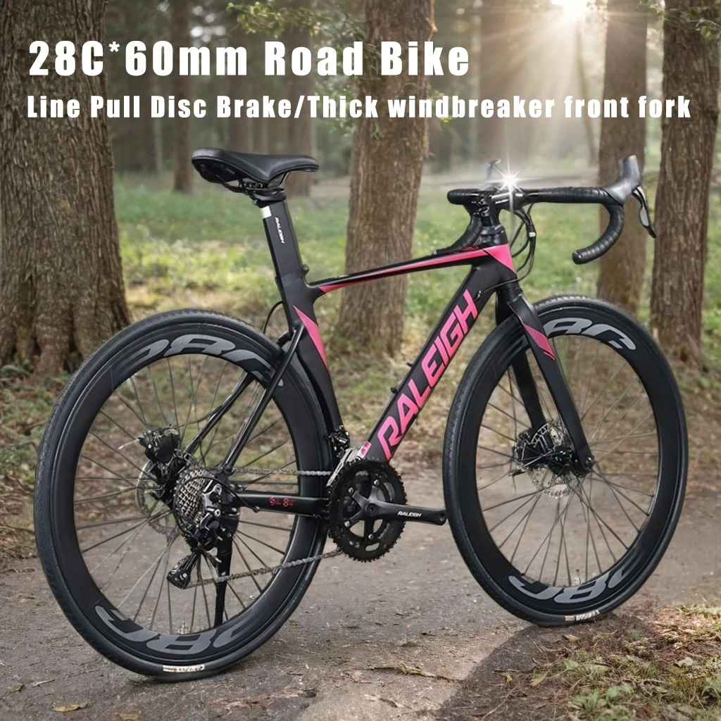 

Велосипед шоссейный 30/18 скоростей, с усиленной передней вилкой, покрышки 28C*60мм, для гравийных дорог, с дисковыми тормозами, для шоссейных гонок, велосипед для велоспорта