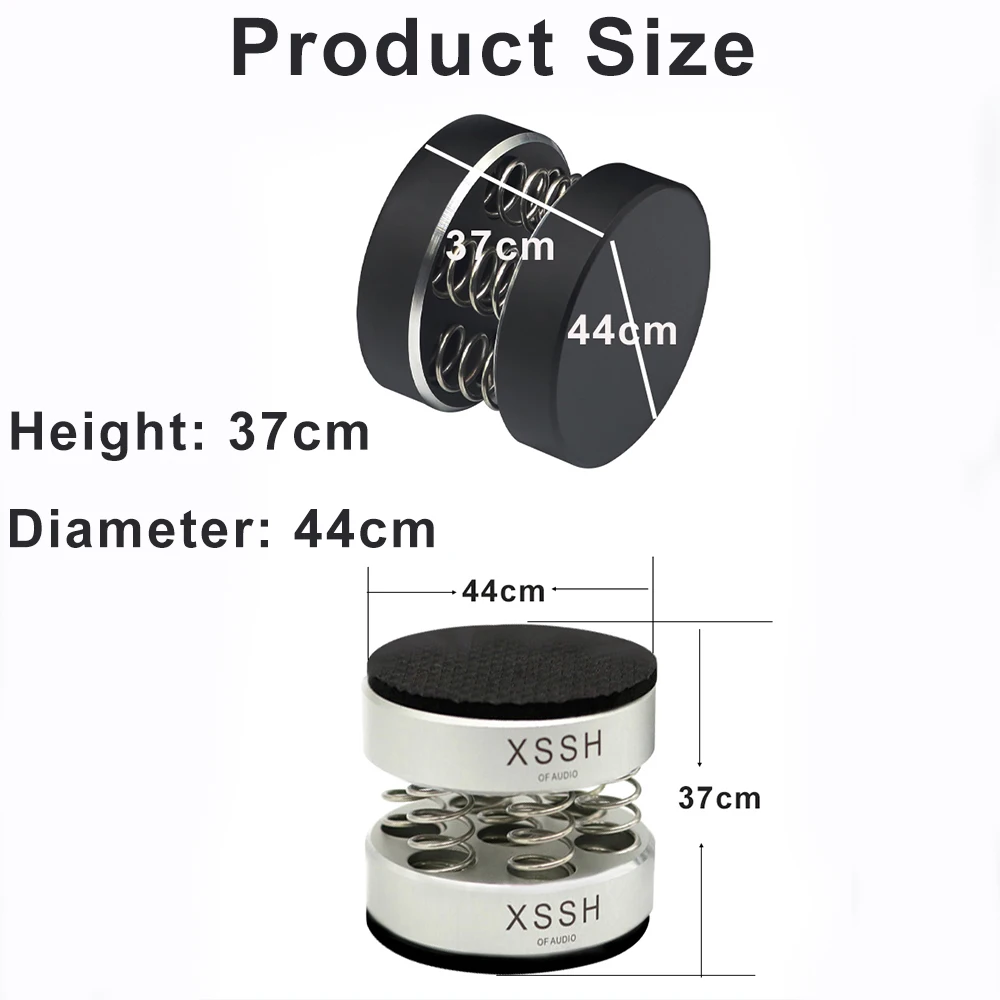 4 قطعة/8 قطعة جديد أسود XSSH صوتي صدمة المسامير الربيع التخميد وسادة HIFI الوقوف قدم المتكلم سبايك الصوت CD مكبر للصوت AI وسادة للقدم