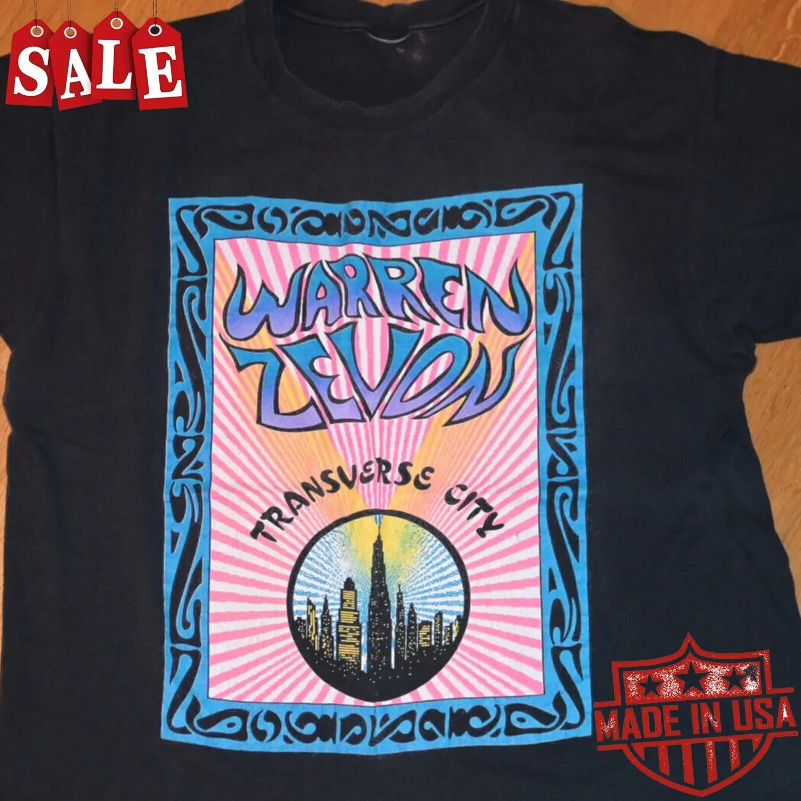 New WARREN ZEVON concert 1990 Gift For Fans Unisex S-5XL Shirt 1LU826