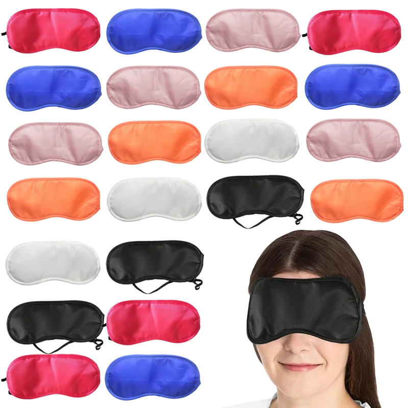 1/5pcs Disposable Eyeshade Sleep Mask Polyester Shading Lightweight Breathable Portable for Travel Noon Break Supplies TMZ