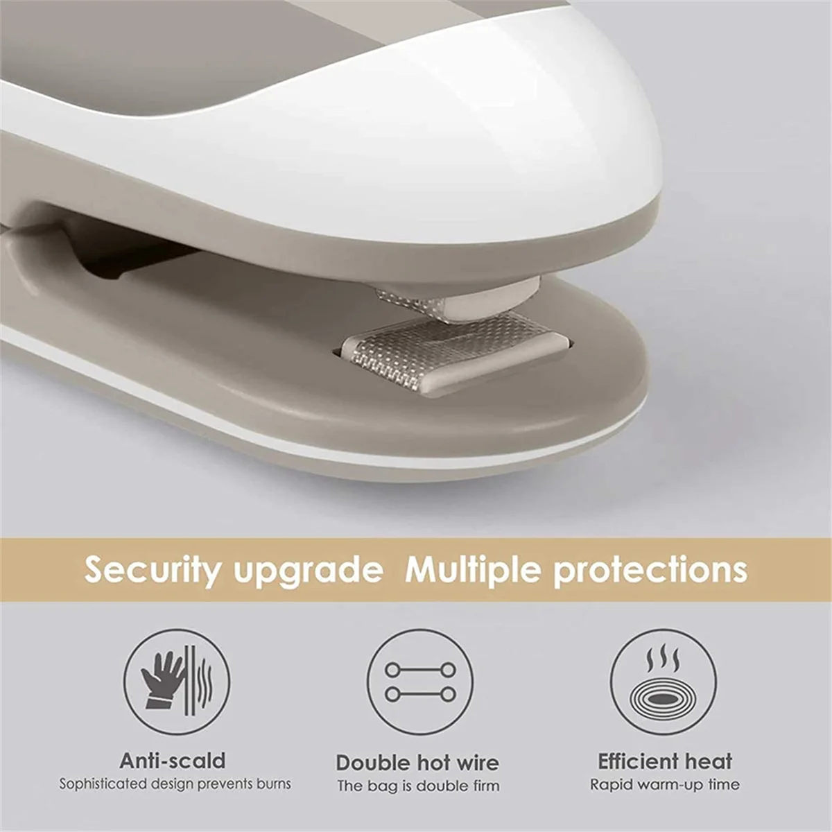 Mini Bag Sealer Portable Sealing Bags Machine, Handheld Heat Food Vacuum Sealer Machine Storage Potato Chip Cookie Bags