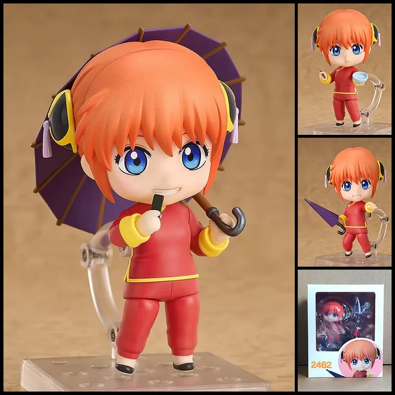 

Аниме-фигурка Гинтама Кагура 2462, подвижная, со сменными лицами, коллекционная, в коробке, настольный декор, игрушка, подарок