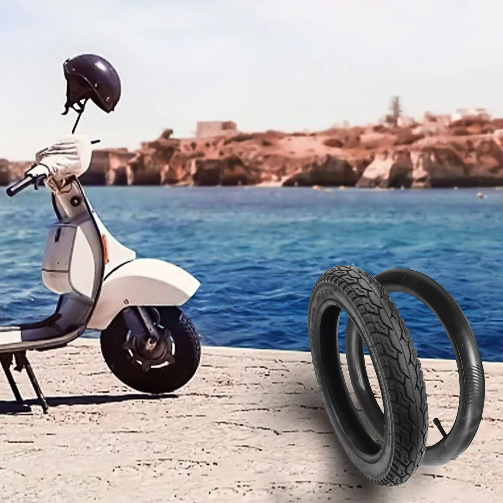 

Высокое качество, новая практичная внешняя шина, внутренняя трубка, износостойкая камера 1000 г, 14x2,125 (57-254), черная, не легко деформируется