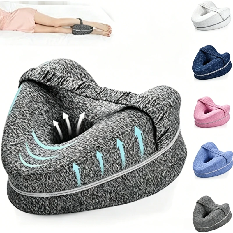 Knee Leg Support Pillow for Side Sleepers Orthopedic Alignment Cushion Relieve Back Hip Knee Joint Pain Improve Sleeping Posture