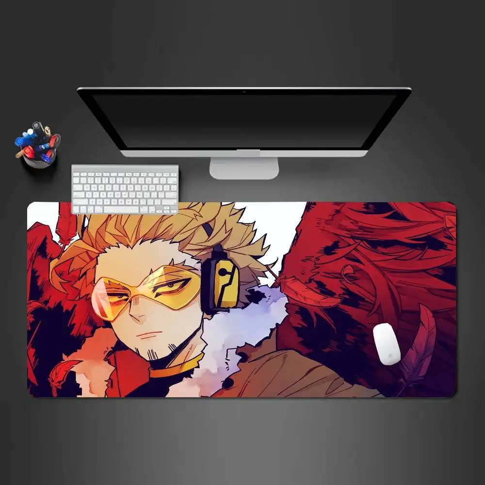 Anime My Hero A-Academia H-Hawks Mousepad Non-slip Suitable For Office Computers Laptops E-sports Game Desk Mats XXL Keyboard