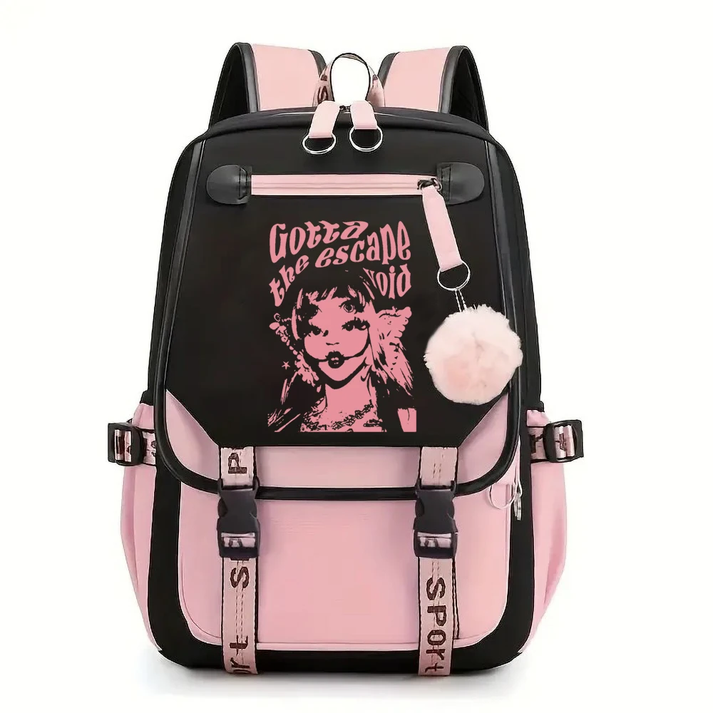 

Melanie Martinez Print Backpacks for Men Girls School Bag for Teenager Laptop Backpack for Fans Gift