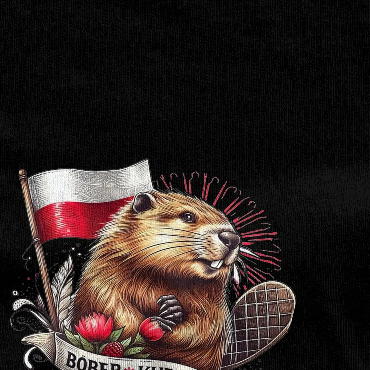 Mens T Shirt Bober Kurwa Poland Flag Bober Kurwa T Shirts Fashion Beach Tees Funny Casual 100 Cotton Tops Birthday Gift