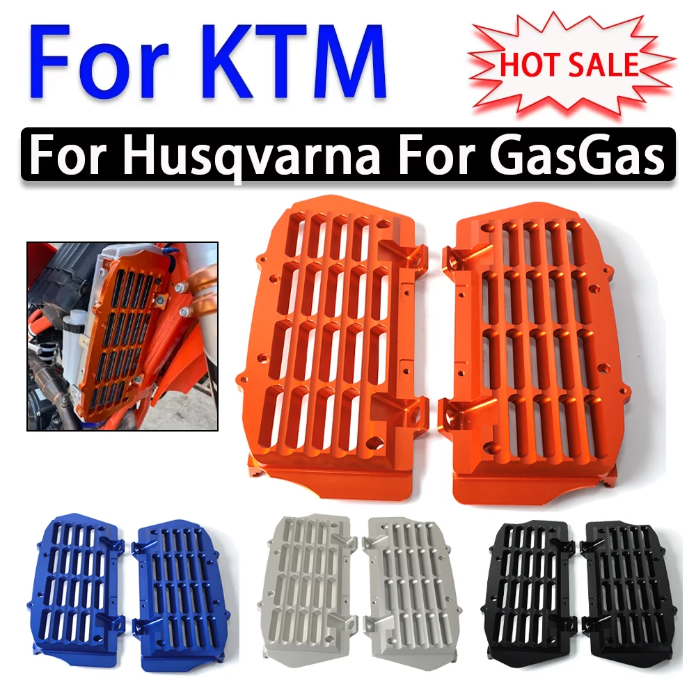 Motorcycle Radiator Guards CNC Frame Grilles Grille Covers For KTM 125 - 500 XC XCF SX SXF XCW XCFW EXC EXC-F TPI Six Days 2024