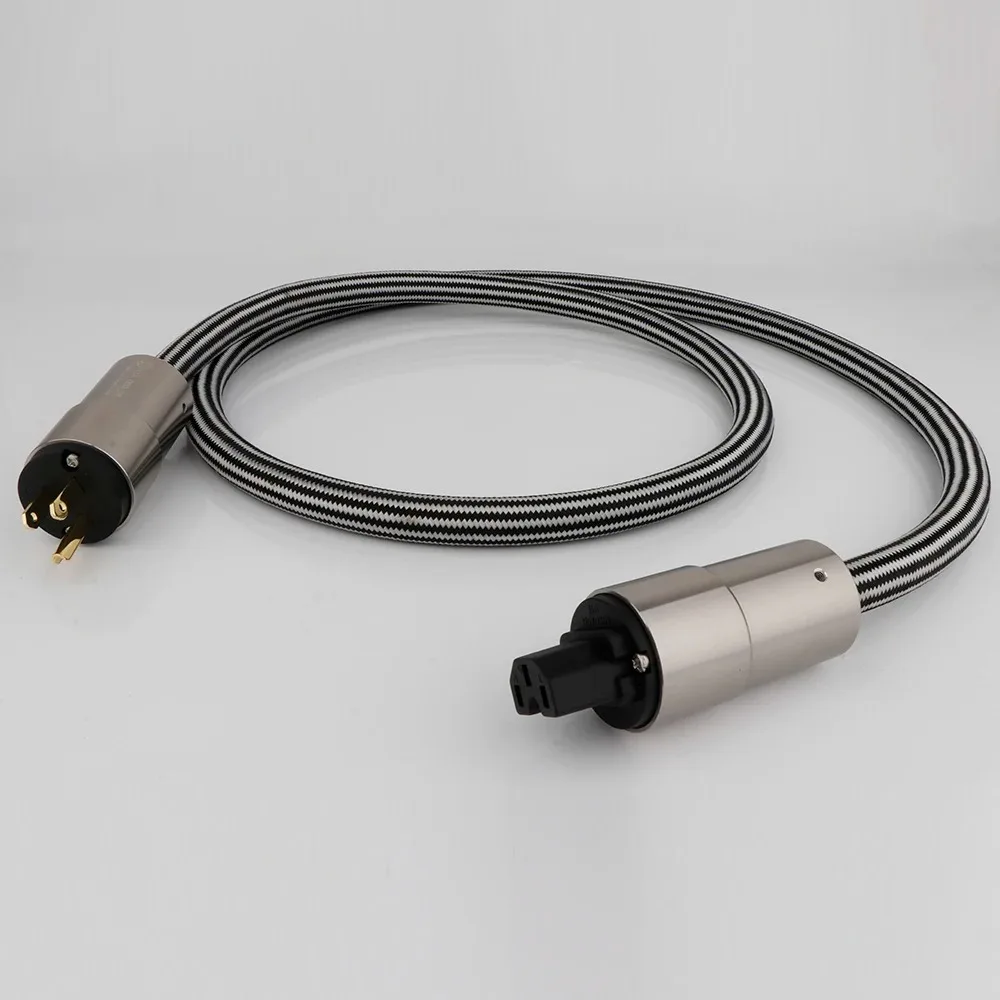 CRYO 12AWG OFC 전원 케이블 EU/US 전원 코드 공급 슈코 오디오 금도금 플러그 슈코 AC 앰프 전원 코드